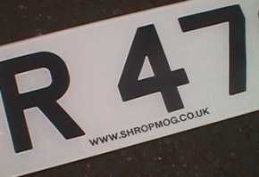 [ number plate ]