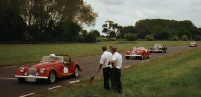 [ Morgans on track ]